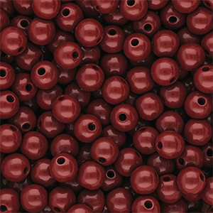 8 mm DQ Acrylperlen shiny Salsa red 18-1657 TCX