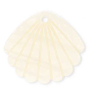 Muschel Anh&auml;nger Specials Jakobsmuschel White