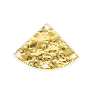 BY31&reg; Rostfreier Edelstahl Schmuckzubeh&ouml;r Zwischenst&uuml;ck L&uuml;fter mit 4 &Ouml;sen Gold