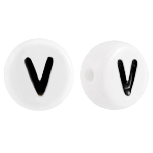 Acryl Buchstaben V Weiss