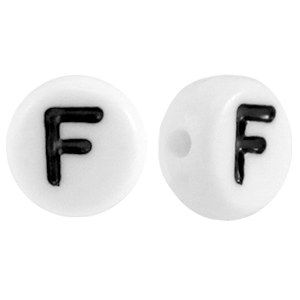 Acryl Buchstaben F Weiss