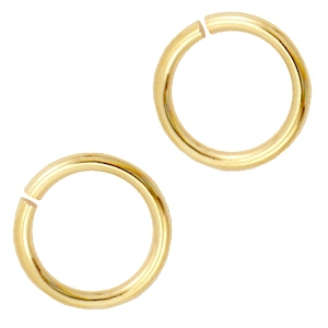 DQ Metall Zubeh&ouml;r Bindering 8mm Gold