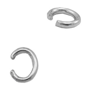 Metall Zubeh&ouml;r TQ Bindering Oval Antique silber