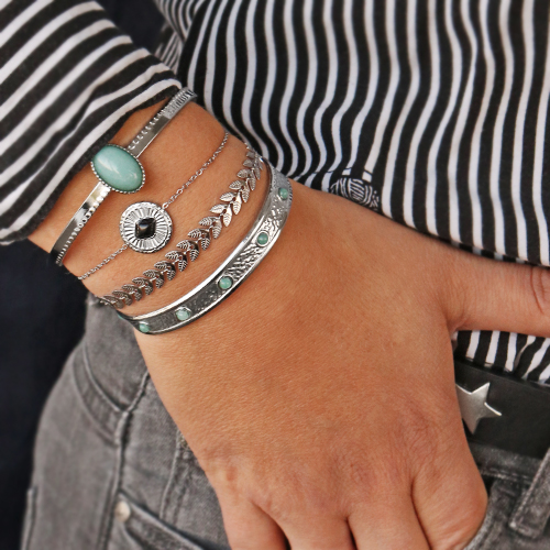 Sch&ouml;ne Stainless Steel Ringe und Armb&auml;nder mit Naturstein!