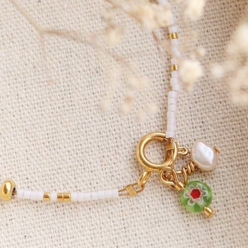 So gestalten Sie farbenfrohen Schmuck mit sch&ouml;nen Millefiori-Perlen: 