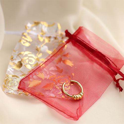Stilvolle Schmucks&auml;ckchen aus Organza f&uuml;r Ihre Herbstkollektion
