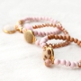 Flauschiger Schmuck mit &ldquo;faux fur&rdquo; f&uuml;r Cabochon, Facettperlen, Holz Perlen, Fassungen und Cuoio Armb&auml;nder