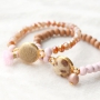 Flauschiger Schmuck mit &ldquo;faux fur&rdquo; f&uuml;r Cabochon, Facettperlen, Holz Perlen, Fassungen und Cuoio Armb&auml;nder