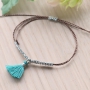 Ketten und Armb&auml;nder aus gef&auml;rbtem Ballchain, Stainless Steel (RVS) Jasseron und Metall