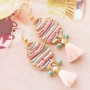 Farbenfrohe Ohrringe und Armb&auml;nder mit gef&auml;rbten Miyuki Perlen delicas 11/0