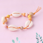 Beach Schmuck mit Holz Perlen, Muscheln und DQ Metall!