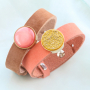 Inspiration mit neuen Cuoio-Armb&auml;ndern, Polaris Elements Cabochons und Perlen