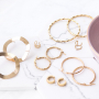 Neue inspiration: Stainless Steel Ohrfesseln, Ohrringe und Metall Fertig Ohrringe