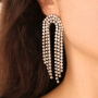 Funkelnde Armb&auml;nder und Ohrringe mit Strass Kette!