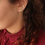 Atemberaubende Zirkonia Regenbogen Schmuck Stil wie folgt: