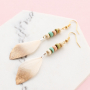 Machen Sie Schmuck aus Kokos Disc Perlen wie folgt: