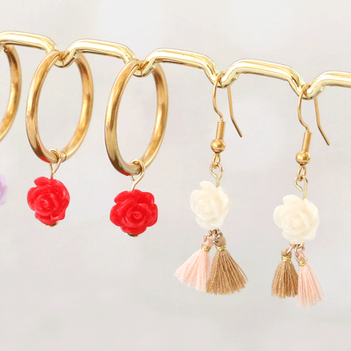 Machen Sie sch&ouml;ne Armb&auml;nder und Ringe mit den neuen Rosen Perlen: