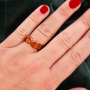 DIY: So machen Sie trendige Ringe aus Facett Tuben Perlen: