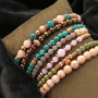 Sie k&ouml;nnen diesen sch&ouml;nen Schmuck mit der neuesten Naturstein Perlen Jade machen:
