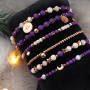 Lassen Sie sich inspirieren! Sehen Sie hier, wie Sie Ohrringe und Armb&auml;nder in einer Weihnachts- / Winteratmosph&auml;re herstellen: