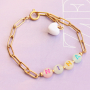 Sie k&ouml;nnen diesen sch&ouml;nen Schmuck mit Acryl Buchstaben Perlen machen Lassen Sie sich inspirieren und machen Sie fr&ouml;hlichen, trendigen Schmuck mit Buchstaben Perlen: