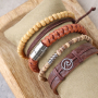 Erstellen Sie coole M&auml;nnerarmb&auml;nder f&uuml;r den Vatertag mit verschiedenen Perlen