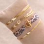 Schmucksets mit Armb&auml;ndern und Halsketten aus Schlangenketten anfertigen und zusammenstellen