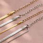 Schmucksets mit Armb&auml;ndern und Halsketten aus Schlangenketten anfertigen und zusammenstellen
