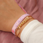 Verwenden Sie dieses sch&ouml;ne Band f&uuml;r Ihre Armband-Kollektion