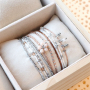 Elegante Armbandkollektion mit H&auml;matitperlen