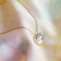 Sommerlicher Schmuck mit Perlmuttanh&auml;ngern