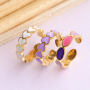 So tr&auml;gt man diese Ringe aus Edelstahl in fr&ouml;hlichen Farben