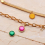 Mit Cabochons Armb&auml;nder und dazu passende Ohrringe anfertigen