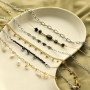 Edelstahl-Armb&auml;ndchen und Creolen; eine verspielte Kombi