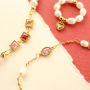 Mix & Match Edelstahl-Anh&auml;nger und Zwischenst&uuml;cke mit Zirkonia
