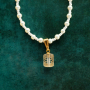 Mix & Match Acrylperlen mit goldenen Akzenten