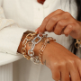 Schmuck darf auffallen: Designideen mit grobgliedrigem Aluminium-Jasseron