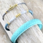Super sch&ouml;ne Armb&auml;nder gemacht aus Dreamz gestepptem Imitat Leder 10 mm