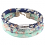 Super Schmuck aus gesteppter trendy Kordel gemacht