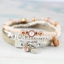 Echt s&uuml;ss und sch&ouml;n ist dieser h&uuml;bscher Schmuck mit Mini Swarovski Steinen.