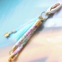 Trendy Pastell Schmuck und Accessoires mit Crackled Opal Glasperlen.