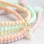 Musthave Armb&auml;nder in Pastell Farben mit opaque Glasperlen