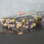 Faszinierender Schmuck mit Cuoio, Holz Perlen, Facettperlen und Perlen aus Acryl
