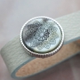 Mach hippe Armb&auml;nder und Schl&uuml;sselanh&auml;nger aus Cuoio mit unseren sch&ouml;nen Cabochon von Polaris Elements