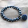 Das m&uuml;ssen Sie sehen! Stilvolle Inspiration Schmuck aus Acryl Perlen und verschiedenen Reihmaterialien, zusammengestellt in dunklen T&ouml;nen wie z.B. Blau und Anthrazit!