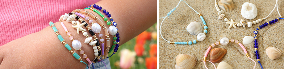 Neue Serie Armbänder & Fußkettchen Neue Serie Armbänder & Fußkettchen