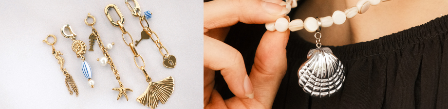Just in! Anh&auml;nger und Zwischenst&uuml;cke aus Edelstahl