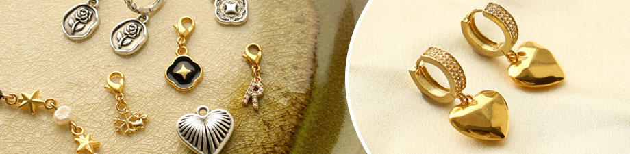 Metall Perlen DQ antik silber 
