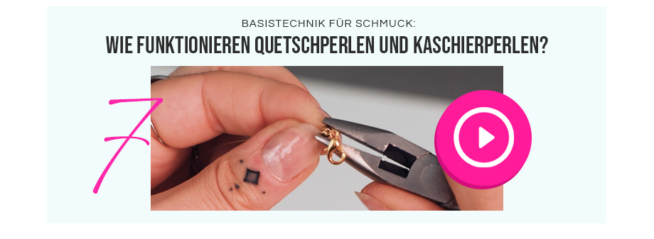 Wie funktionieren Quetschperlen und Kaschierperlen?